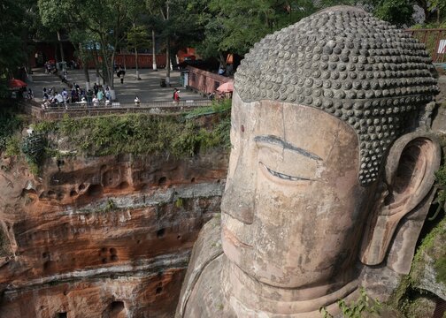 Giant Buddha in Leshan, China