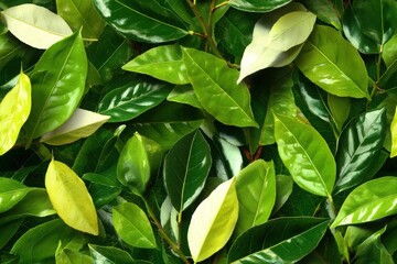 Obraz premium green leaves background