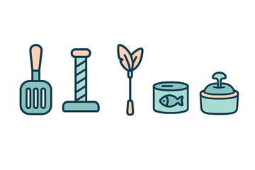 Discover essential items for caring for your pet cat during playtime and feeding