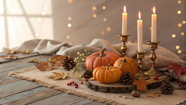 Thanksgiving Prep Bench, editorial thumbnail layout. Fill the top and bottom borders with typical Thanksgiving prep ingredients