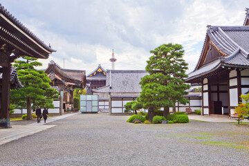 Higashi honganji temple in Kyoto city, Kansai, Japan.