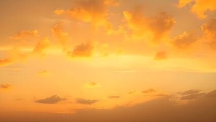 Fototapeta premium Golden Hour Autumn Sky