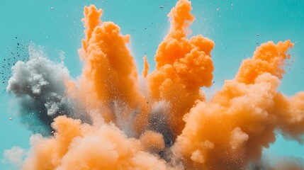 Stunning Abstract Art with Colorful Swirls, Energetic Patterns, and Vibrant Pigments in Motion