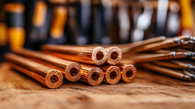 Copper electrodes for welding and metalworking industry