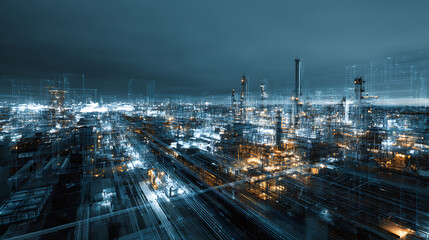 Fototapeta premium Digital Twin Update Frequencies: Balancing Real-Time and Resource Constraints