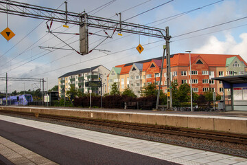 Train station in the Swedish town Höör