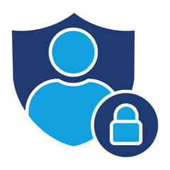 Privacy Icons Flat Blue Icon