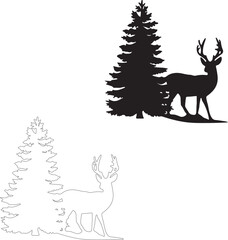 deer in the forest
