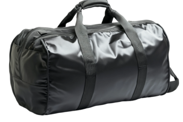 Sleek workout bag isolated on transparent background