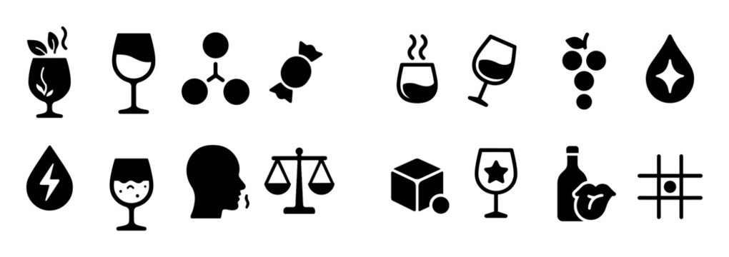 Sommelier Tasting Icons