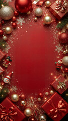 red christmas background