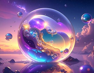 Cosmic bubble sphere