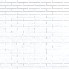 Fototapeta premium White brick wall pattern
