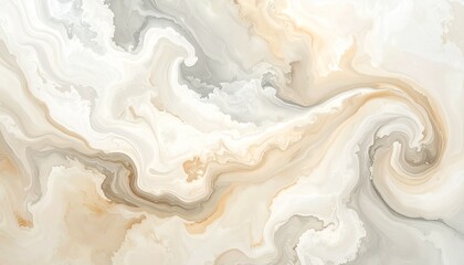 Subdued vintage marble texture wallpaper in beige and gray tones