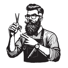 man with gun and blac and white 