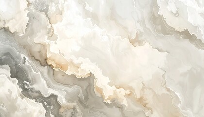Subdued vintage marble texture wallpaper in beige and gray tones