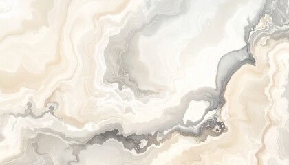 Subdued vintage marble texture wallpaper in beige and gray tones