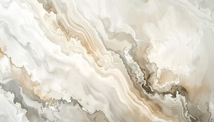Subdued vintage marble texture wallpaper in beige and gray tones