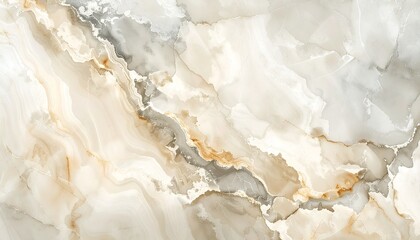 Subdued vintage marble texture wallpaper in beige and gray tones