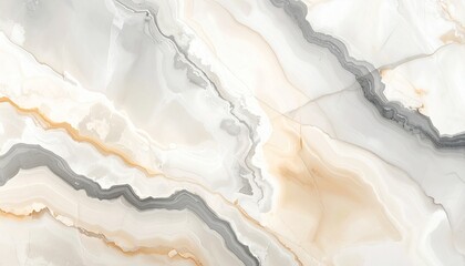 Subdued vintage marble texture wallpaper in beige and gray tones