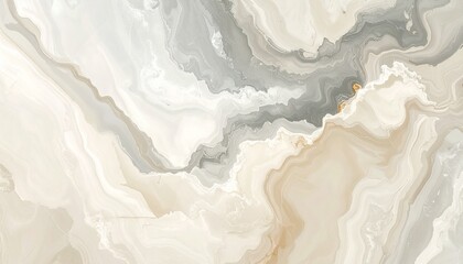 Subdued vintage marble texture wallpaper in beige and gray tones