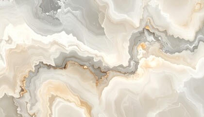 Subdued vintage marble texture wallpaper in beige and gray tones