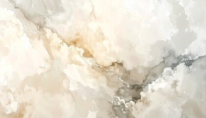 Subdued vintage marble texture wallpaper in beige and gray tones