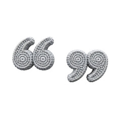 Obraz premium Textual communication and quotation marks symbolizing dialogue and spoken words in digital media