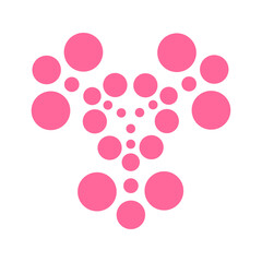 transparent elements for the Hispanic Heritage Month design. Abstract illustration of simple Blooming circle with soft color