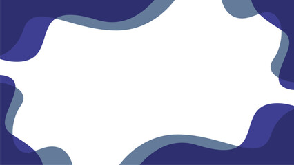 vector blank liquid blue background template