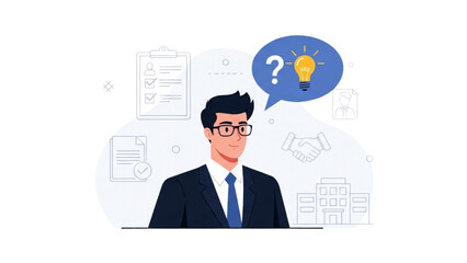 Business and Office Space Concept Process Vector Illustration AI EPS PNG JPEG
