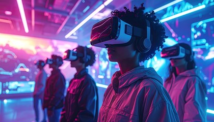 Diverse group VR experience