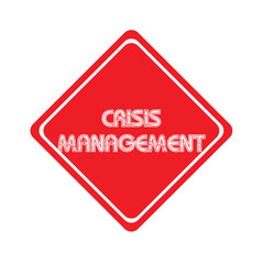  Futuristic hud banner that have word crisis management vector icon