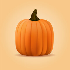 realistic halloween pumpkin collection spooky cartoon illustration