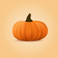 realistic halloween pumpkin collection spooky cartoon illustration