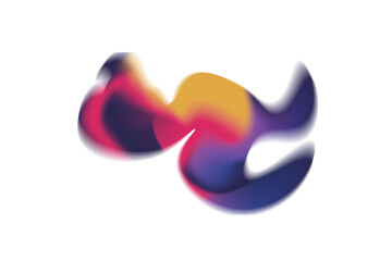 Abstract fluid gradient shape with vibrant colors blending in a soft, dreamy motion.