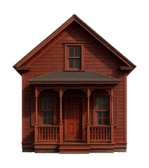Obraz premium Vintage textured red house.