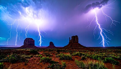 Dark clouds swirl ominously above the wild expanse.  