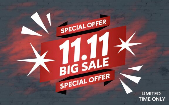 11 11 big sale special offer limited time only - Powered by Adobe