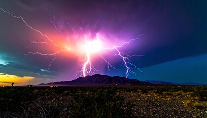 Each flash of lightning tells a story of power.  
