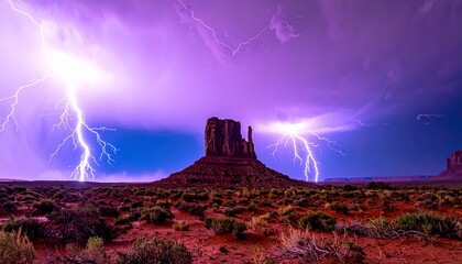 The landscape glistens with the rain's touch.  