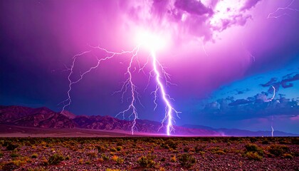 Each flash illuminates the beauty of the wilderness.  