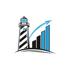 lighthouse icon vector illustration