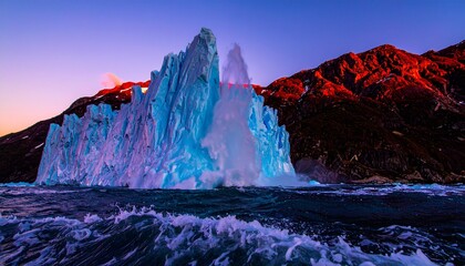 The power of the elements is on full display.  