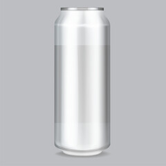 beverages can isolated flat vector