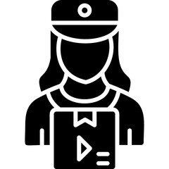 Delivery Girl Icon