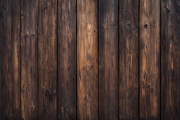 Fototapeta premium Dark weathered wooden planks vertical