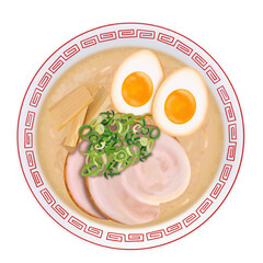 美味しそうな豚骨ラーメン