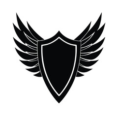 Obraz premium Shield With Wings Decoration