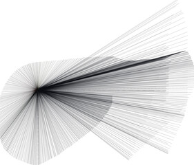 white paper fan isolated